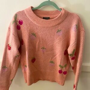 Wild fable strawberry sweater size small